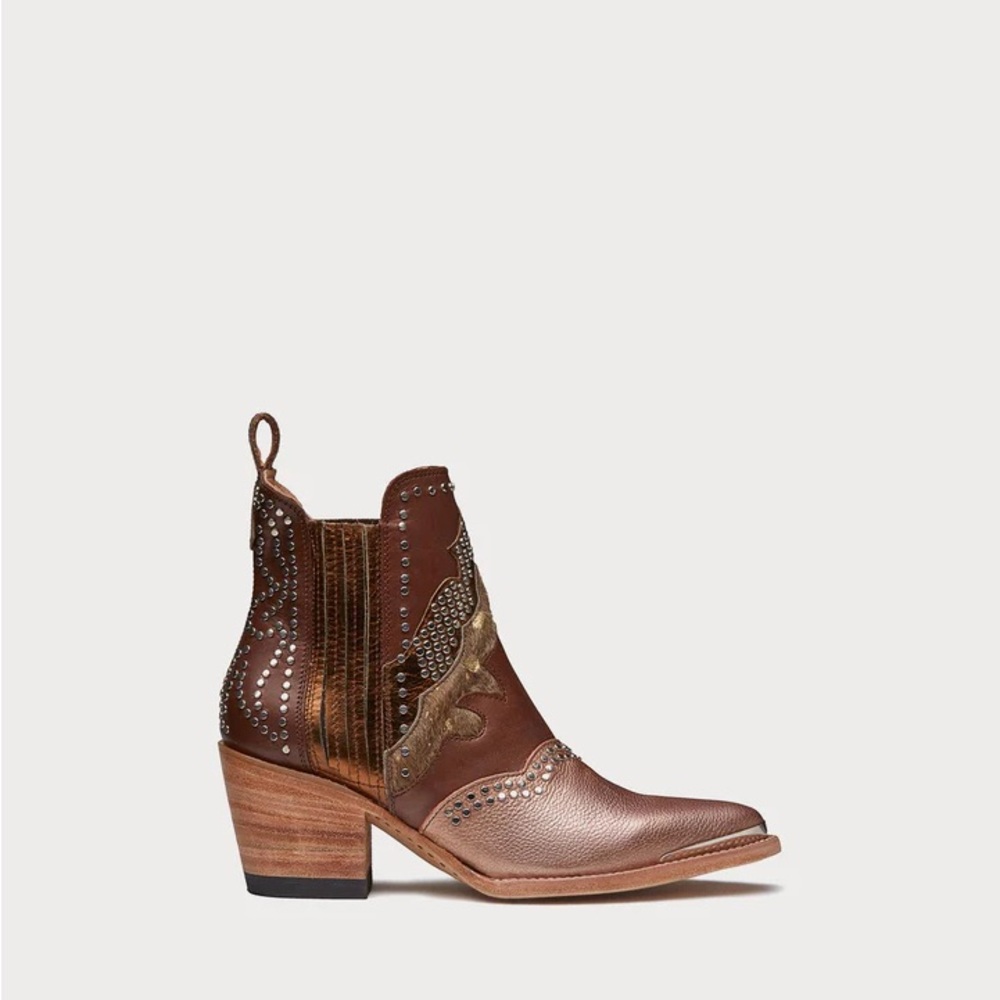 Mezcalero CHIARA ROSE GOLD Booties!